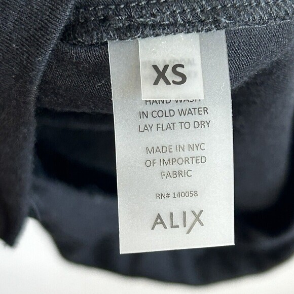 ALIX NYC Size XS Bodysuit Black Sleeveless Crew Neck Basic Sleeveles Msrp $130 - Picture 8 of 8